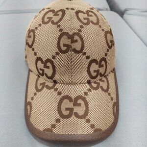 Gucci Jumbo GG patterned baseball cap Beige size M